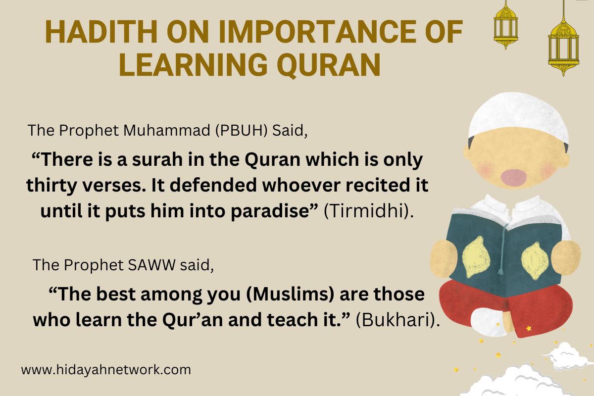 Hadith On Importance Of Learning Quran
