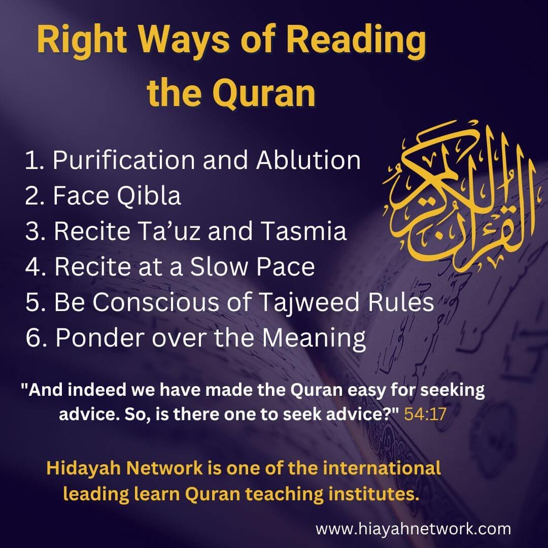 Right Ways of Reading the Quran