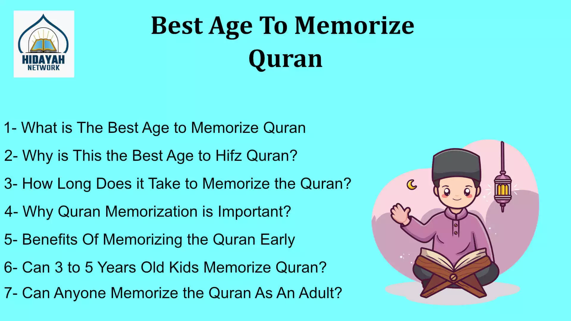 best age of quran memorization