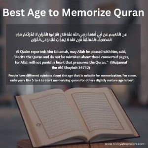 best age to memorize quran