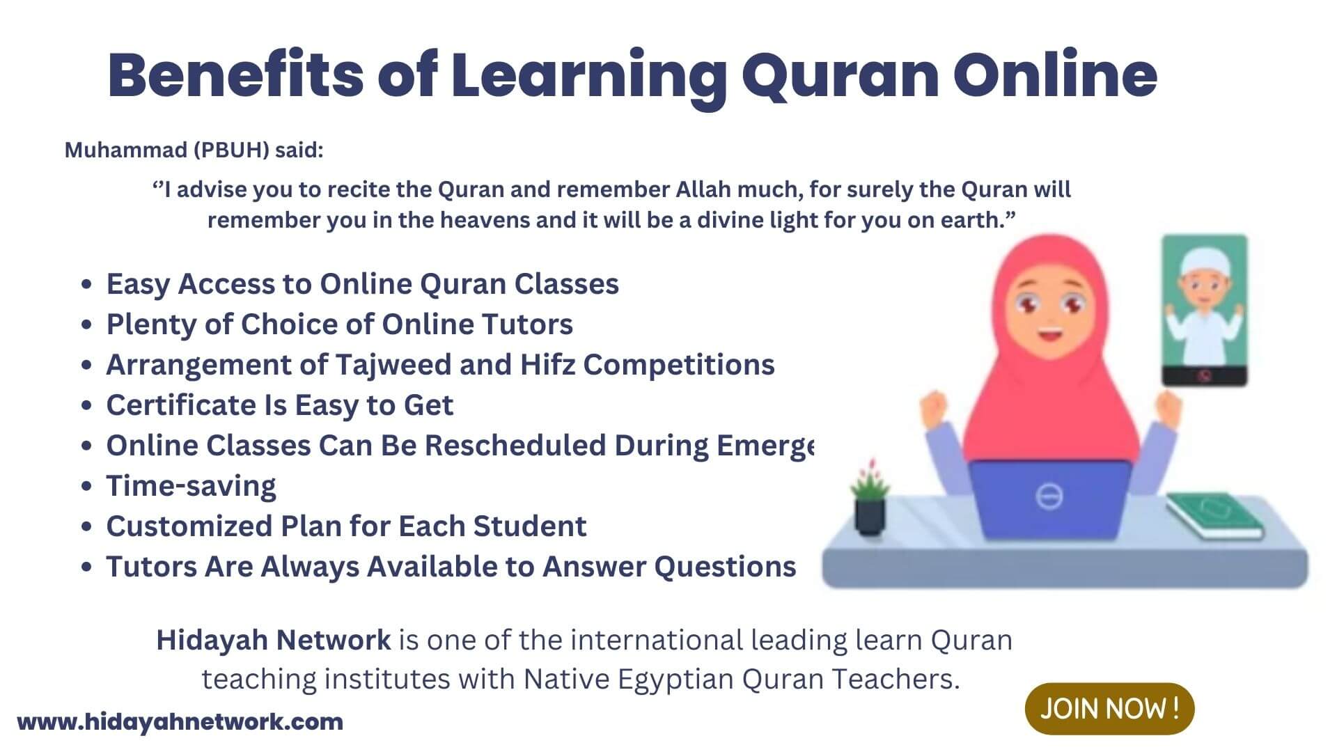 Benefits of Learning Quran Online