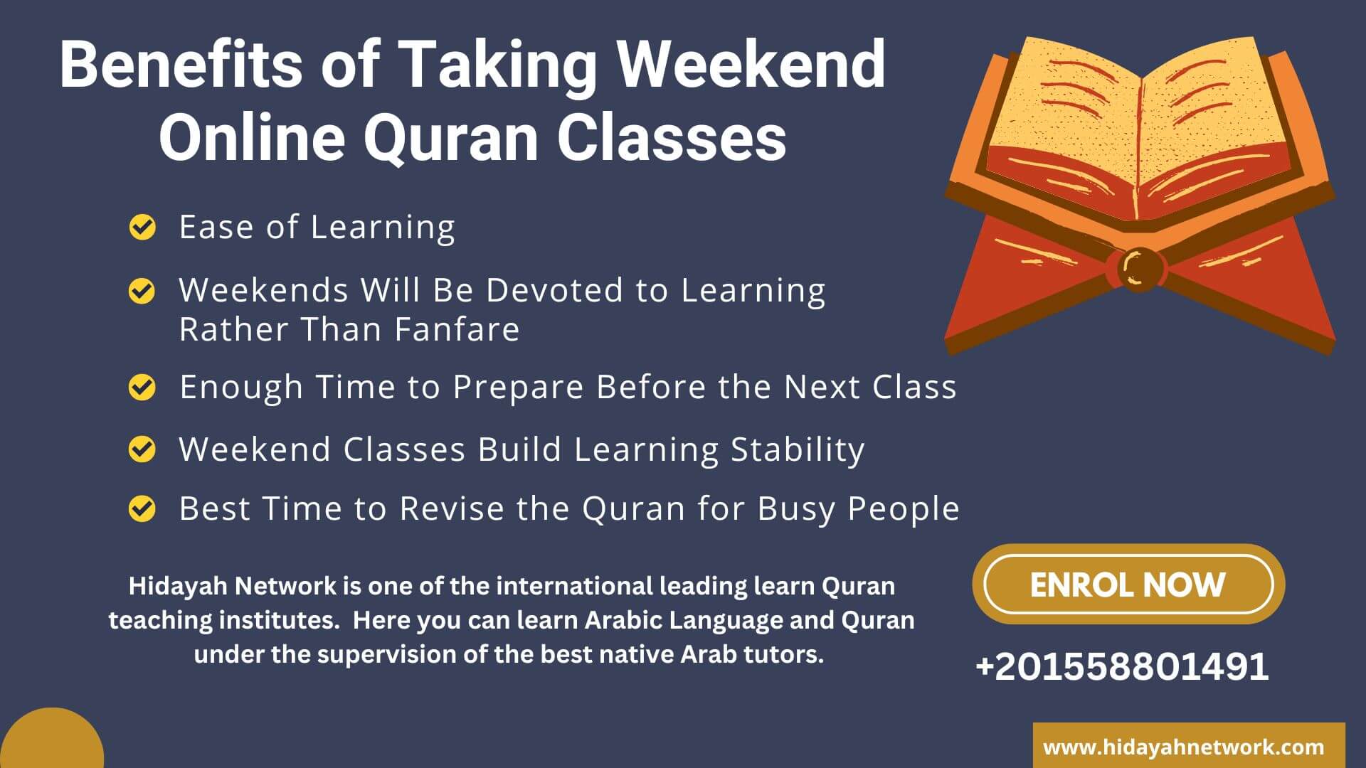 Benefits of Taking Weekend Online Quran Classes