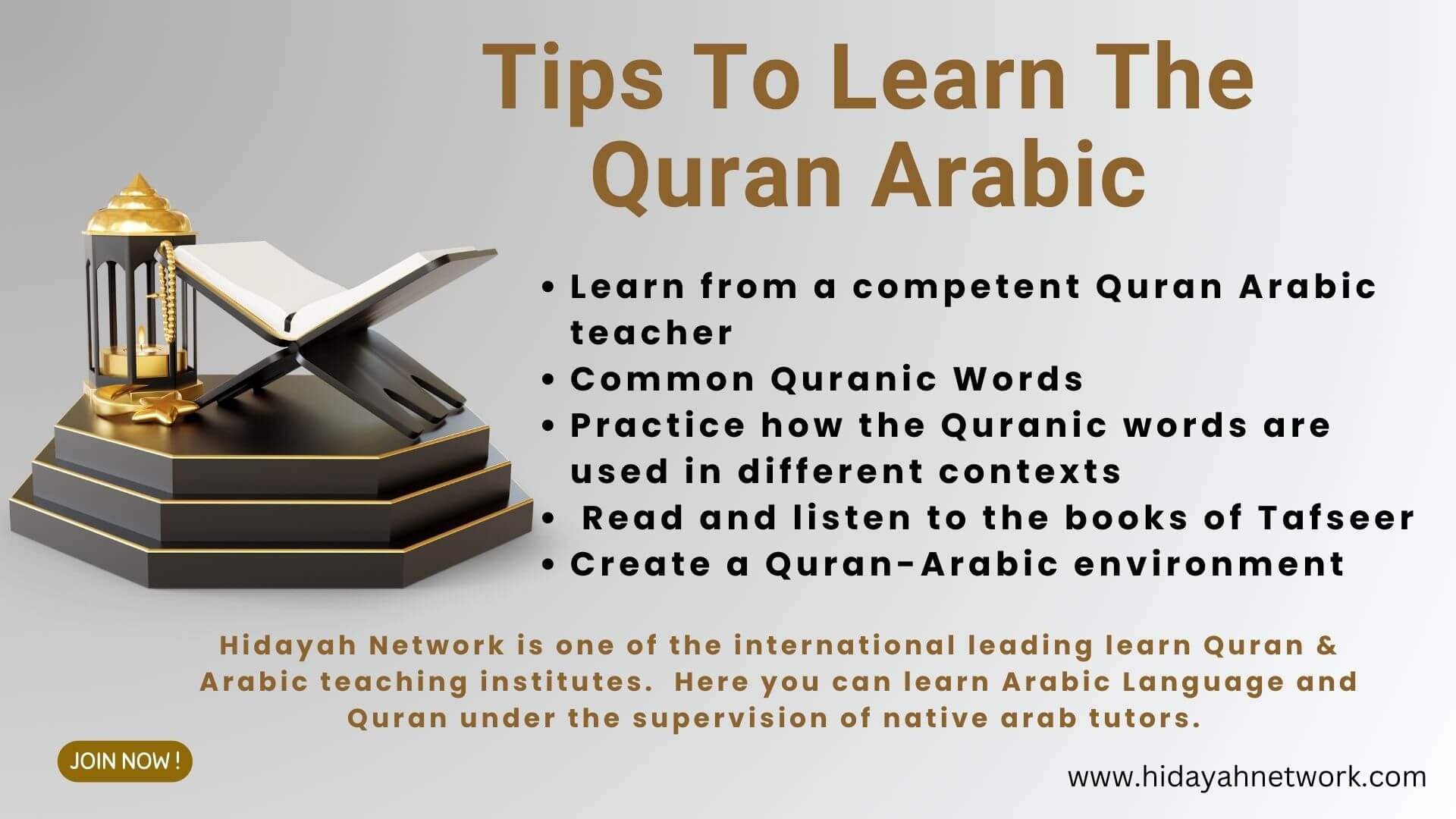Learn The Quran Arabic