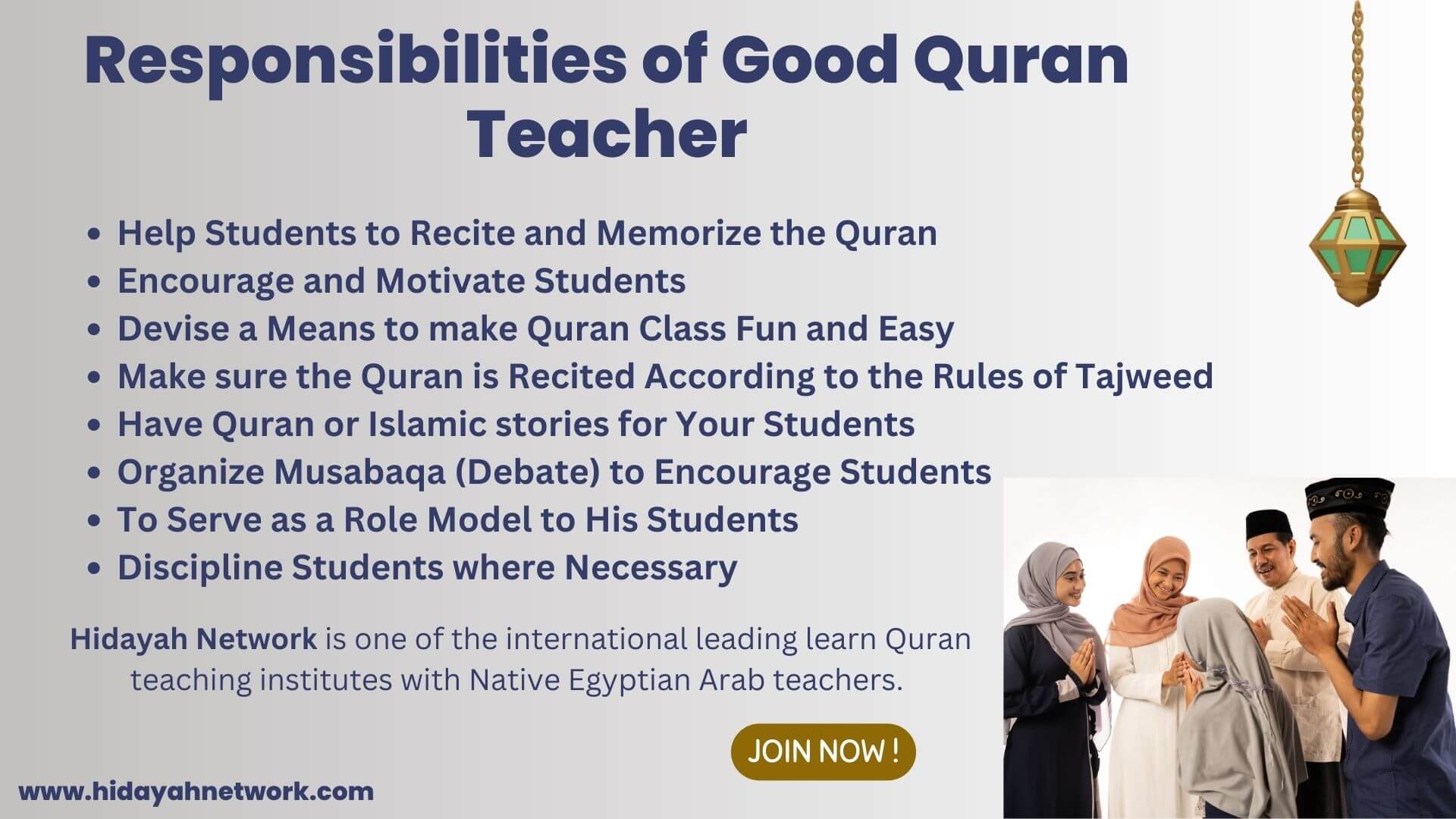 Responsibilities of Good Quran Teacher
