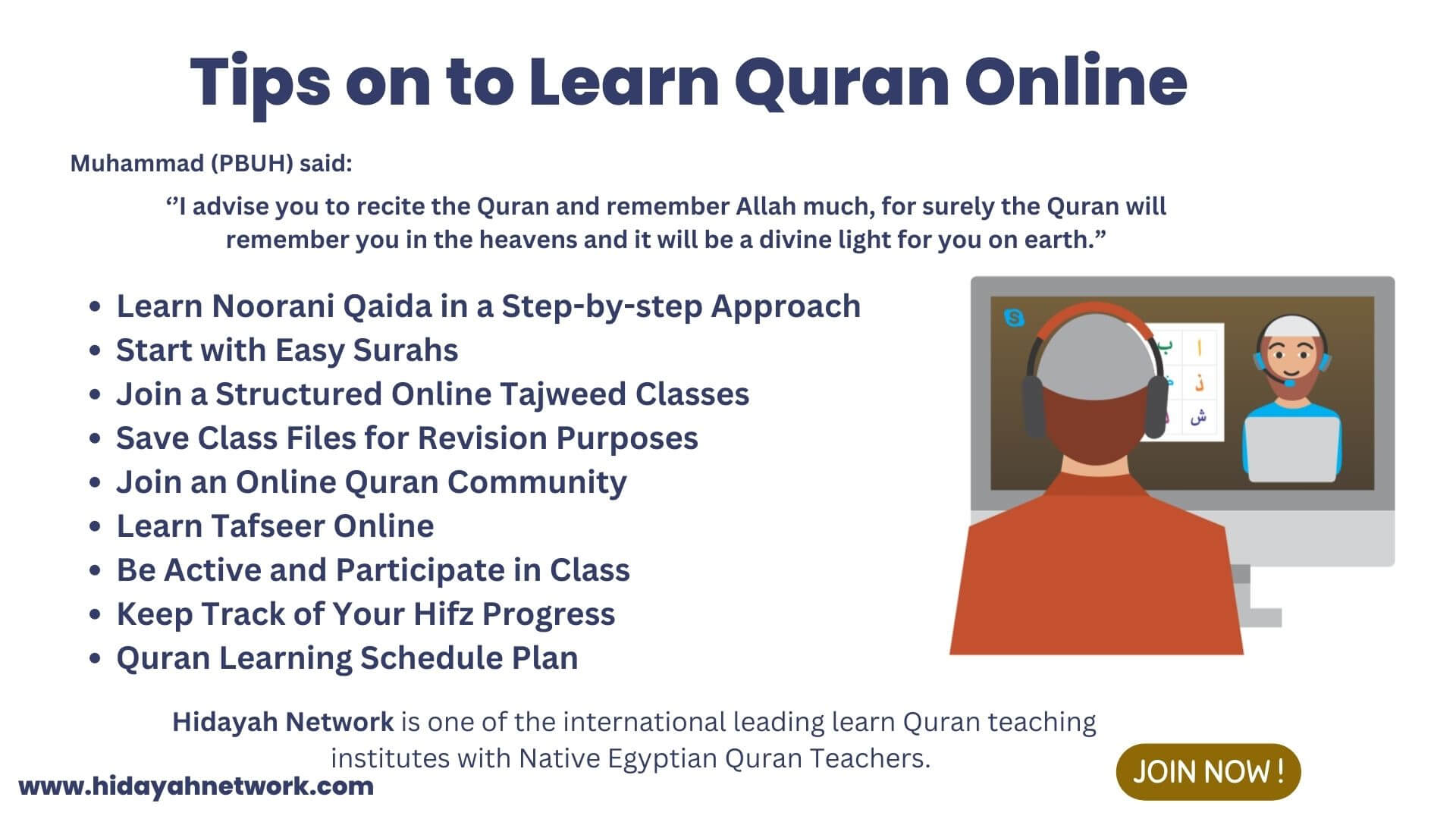 how to Learn quran Online