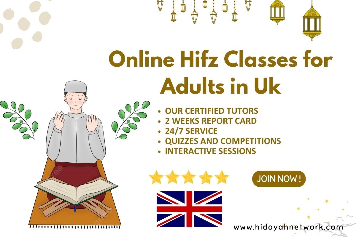 Best Online Hifz Classes for Adults in Uk
