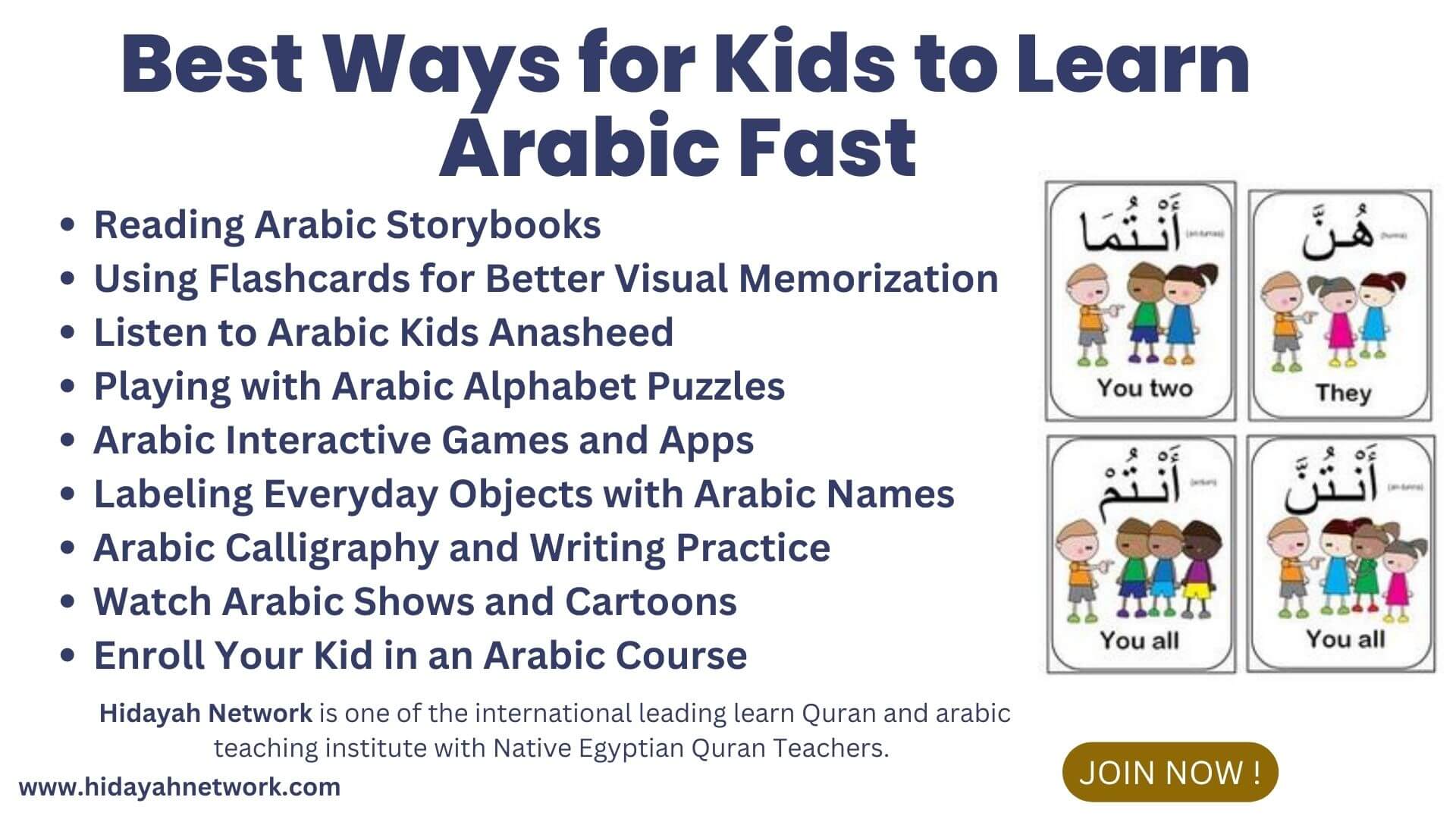 Kids to Learn Arabic Fast
