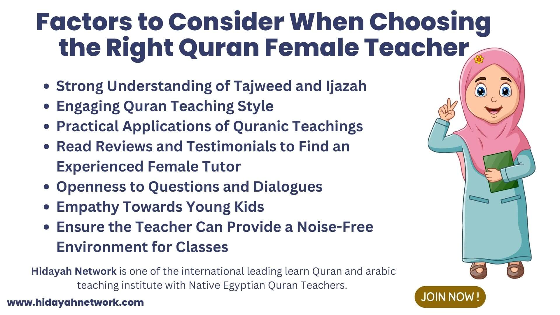 Right Quran Female Teacher