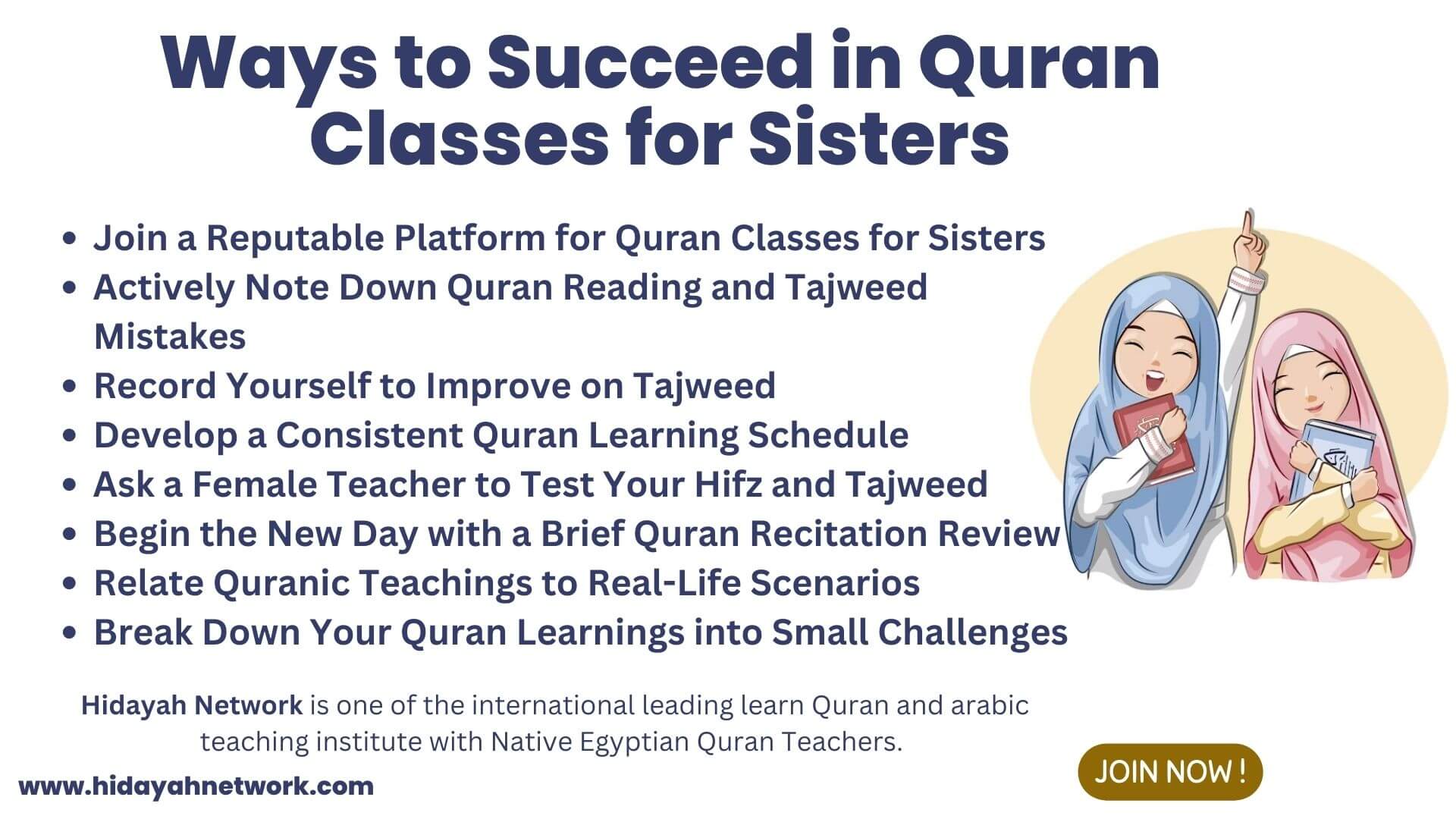Succeed in Quran Classes for Sisters