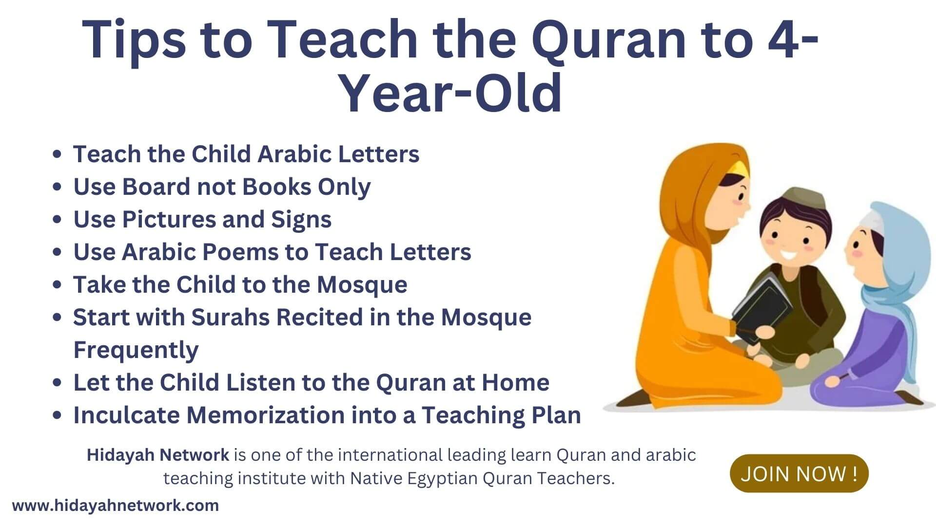 Tips to Teach the Quran to 4-Year-Old