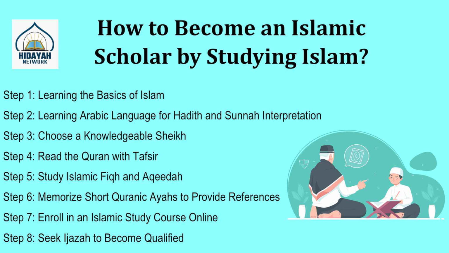 Become an Islamic Scholar by Studying Islam