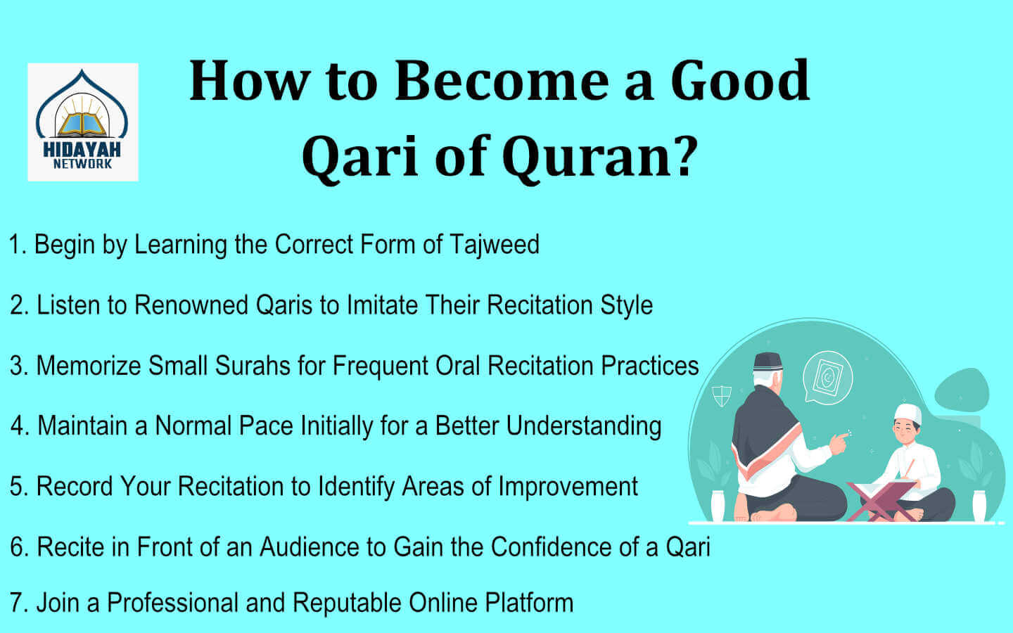 Become a Good qari of quran