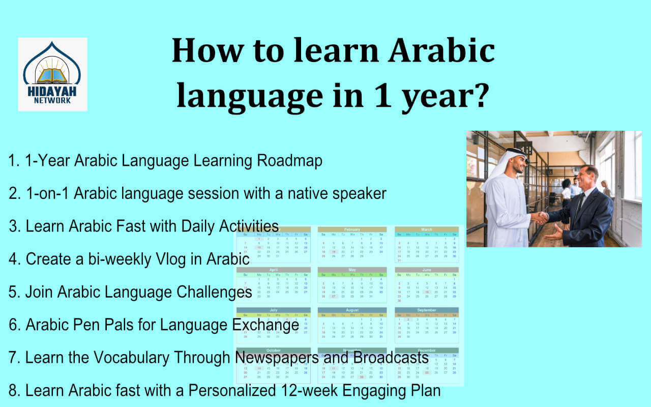 learn Arabic language in 1 year