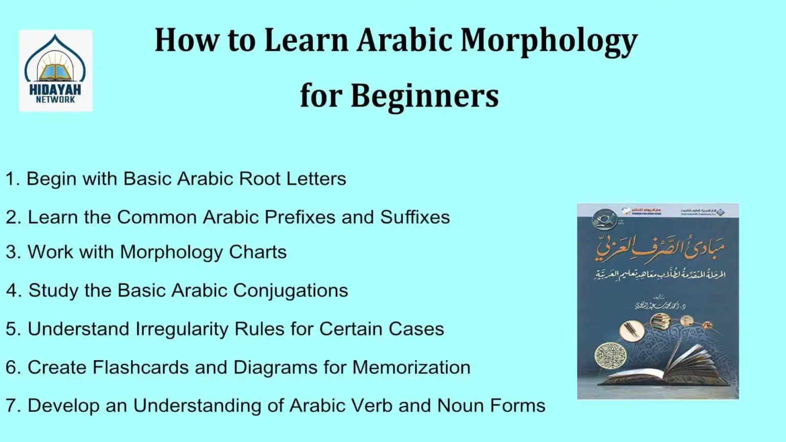 Learn Arabic Morphology for Beginners