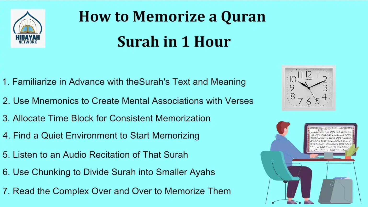 Memorize a Quran Surah in Hour