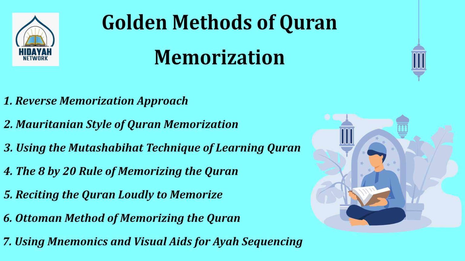 Golden Methods of Quran Memorization