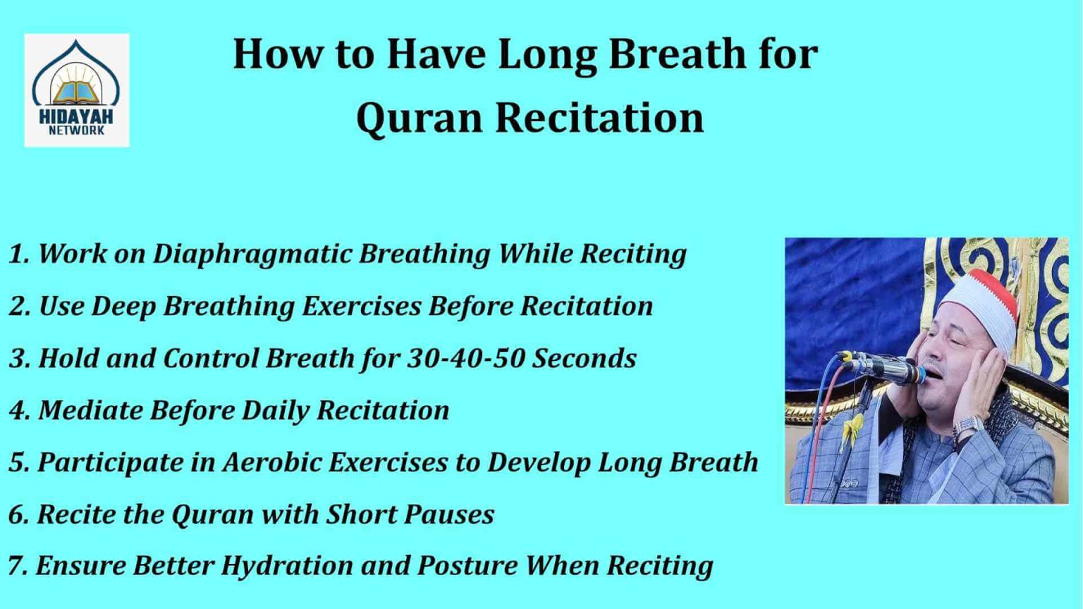 Long Breath for Quran Recitation