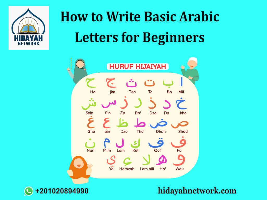 Write Basic Arabic Letters for Beginners