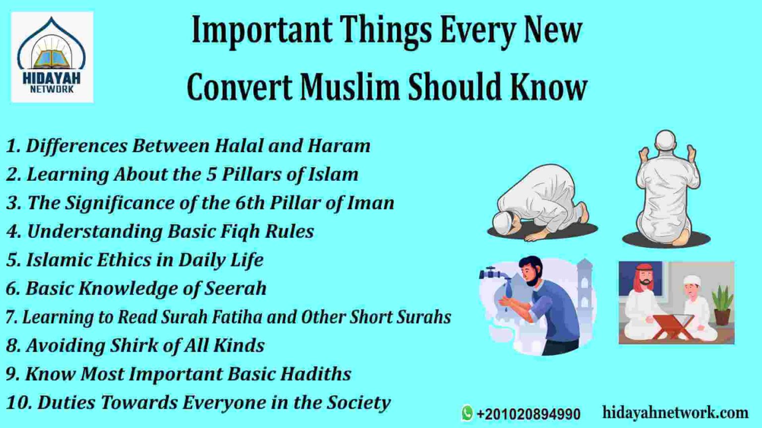 Things Every New Convert Muslim Know