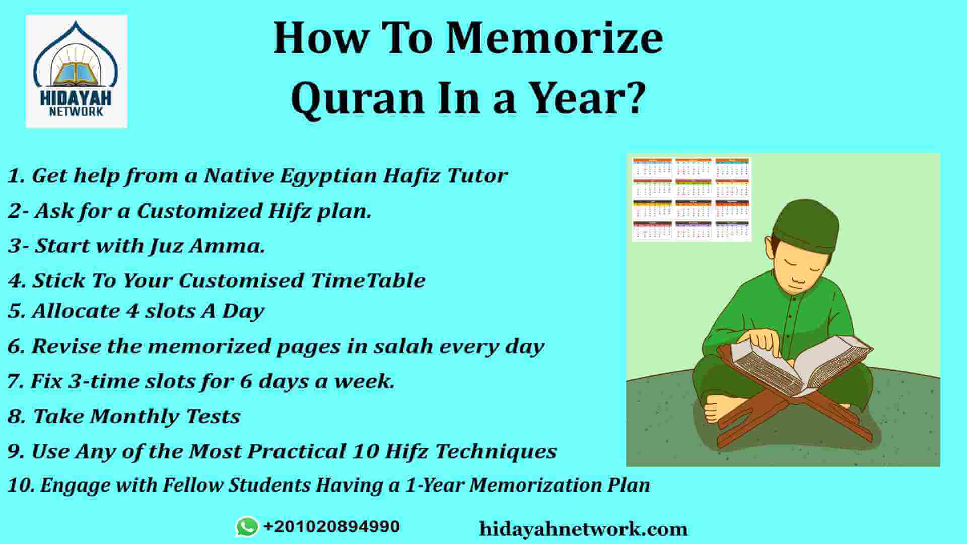 How To Memorize Quran In A Year? 10 Tips With Hifz Schedule