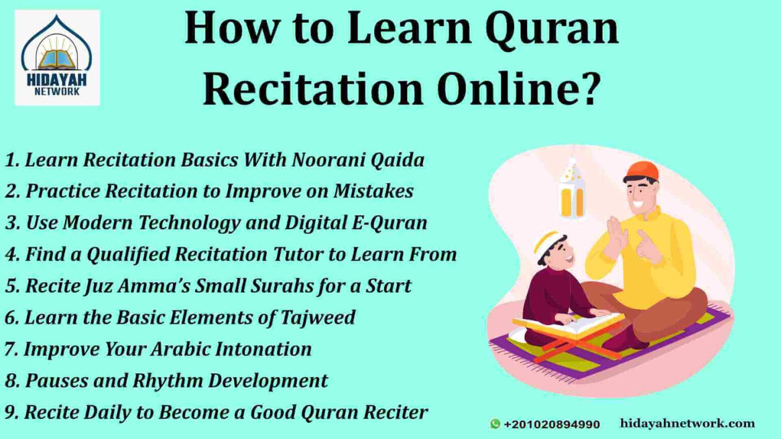 how to learn quran recitation online