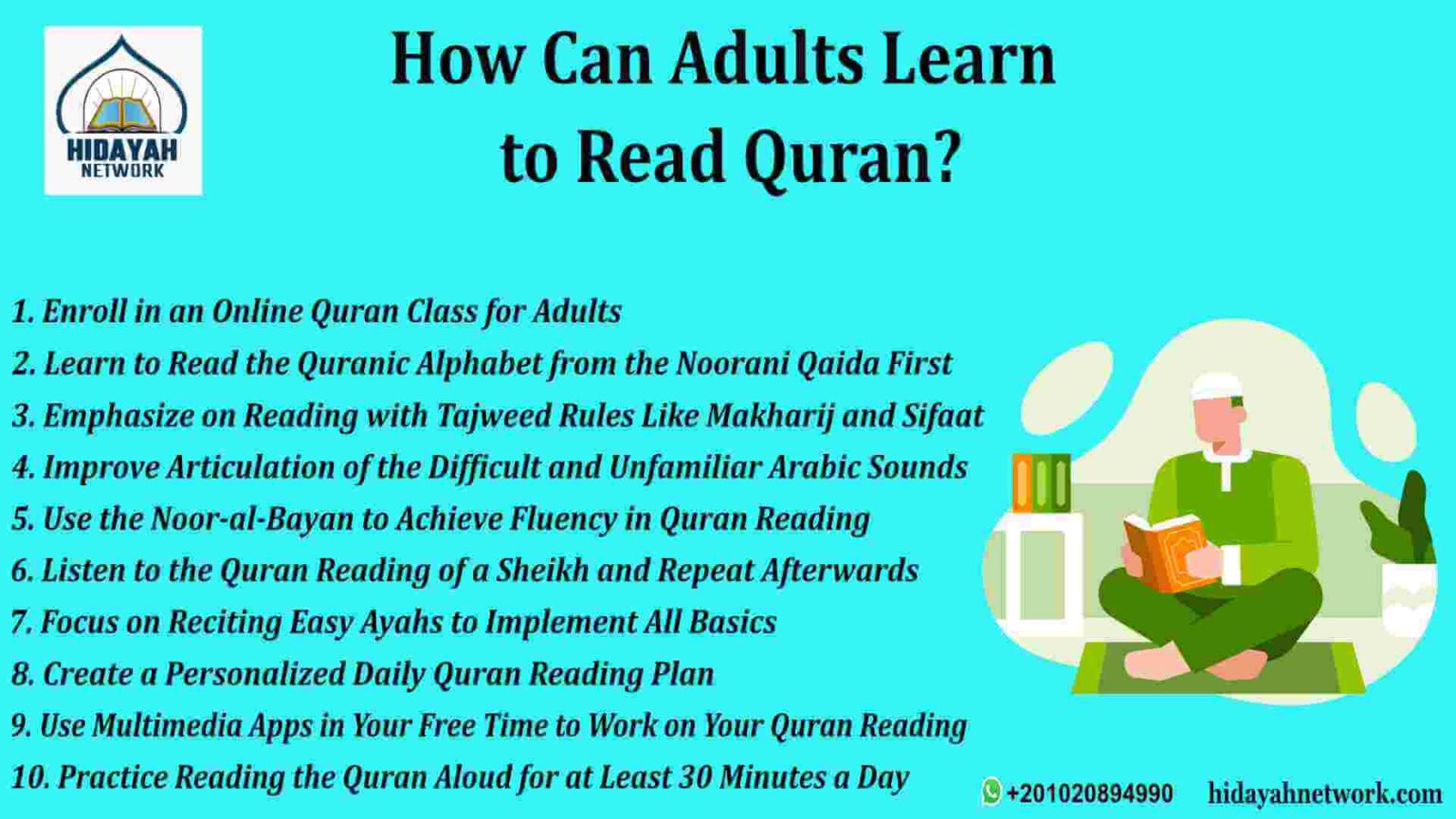 How Can Adults Learn to Read Quran