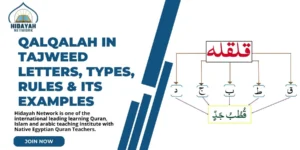 Qalqalah in Tajweed Letters, Types, Rules & Examples